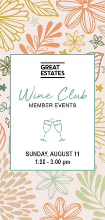 Wine Club Exclusive Event | August 11, 1:00-3:00pm