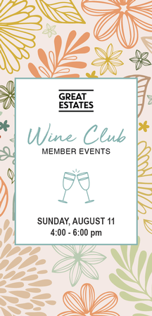 Wine Club Exclusive Event | August 11, 4:00-6:00pm